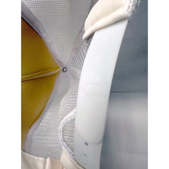 Vintage 80s BREN TEN Pistol Firearm Mesh Foam Trucker Hat Snapback - White Japan - Picture 9 of 9